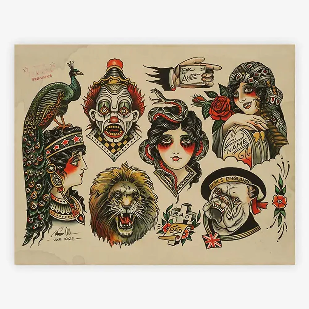 Spider Murphy’s Tattoo Flash Volume III — Hardcover Book - Image 6