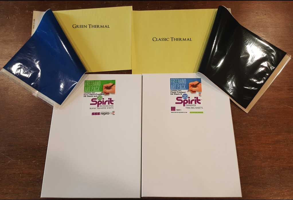 Spirit Freehand Art Pack - 2 Classic Blue Freehand Sheets and 20 Blank Transfer Sheets - Image 3