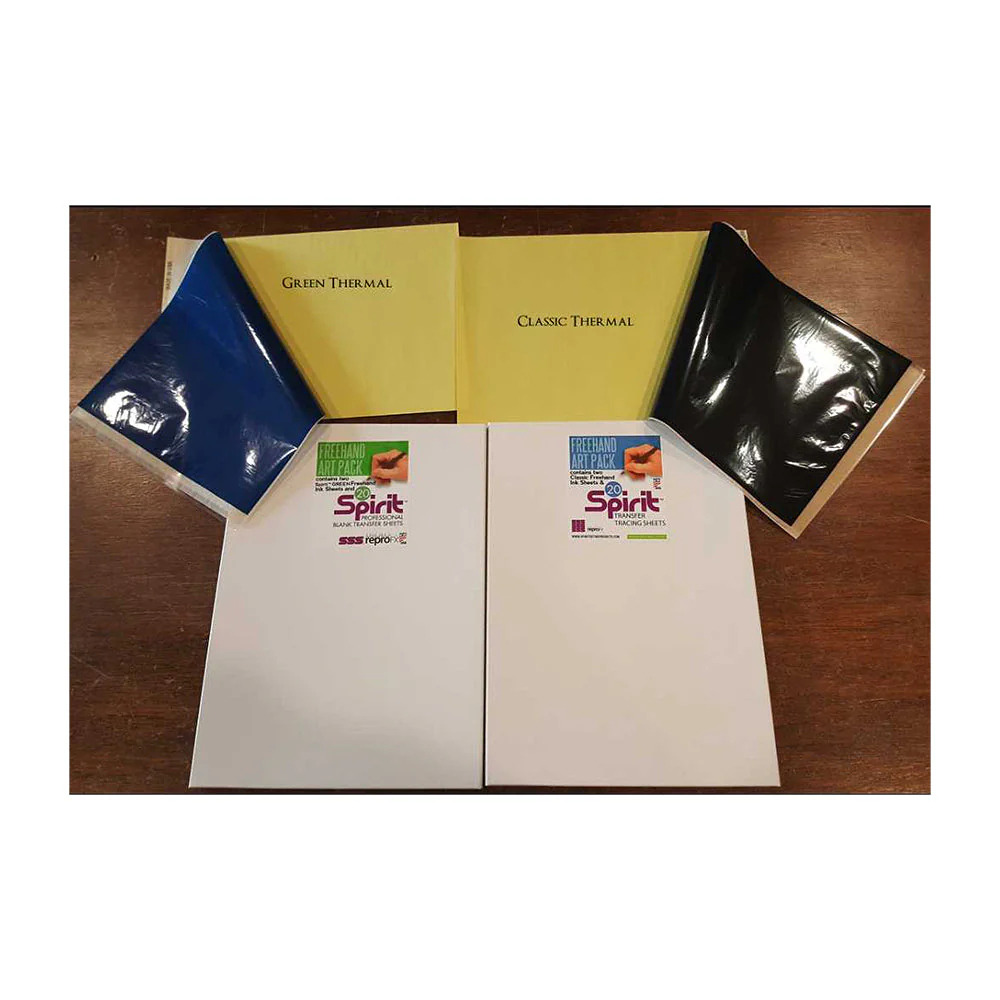 Spirit Freehand Art Pack - 2 Classic Green Freehand Sheets and 20 Blank Transfer Sheets - Image 3