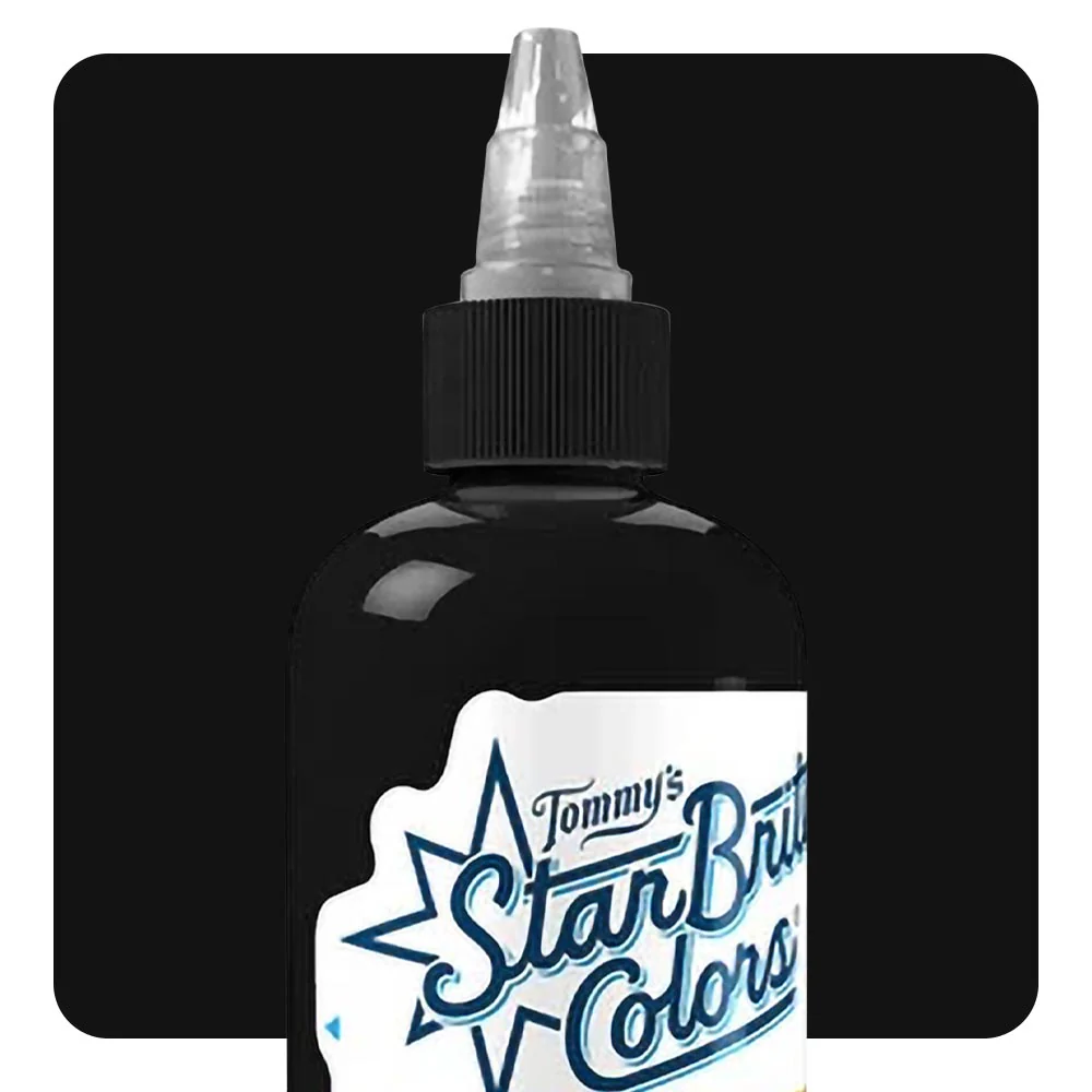 StarBrite Colors Tattoo Ink by Tommy’s Supplies – Black Outliner – Pick Your Size