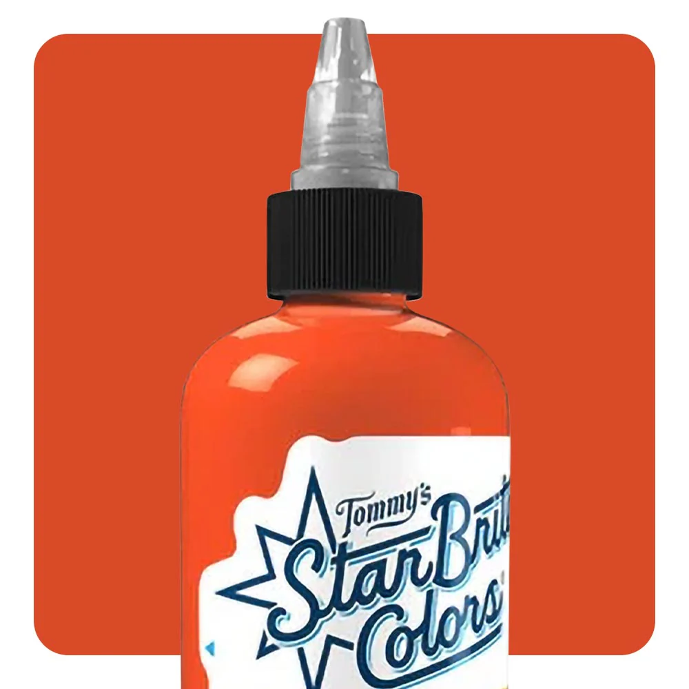 StarBrite Colors Tattoo Ink by Tommy’s Supplies – Brite Orange – Pick Your Size