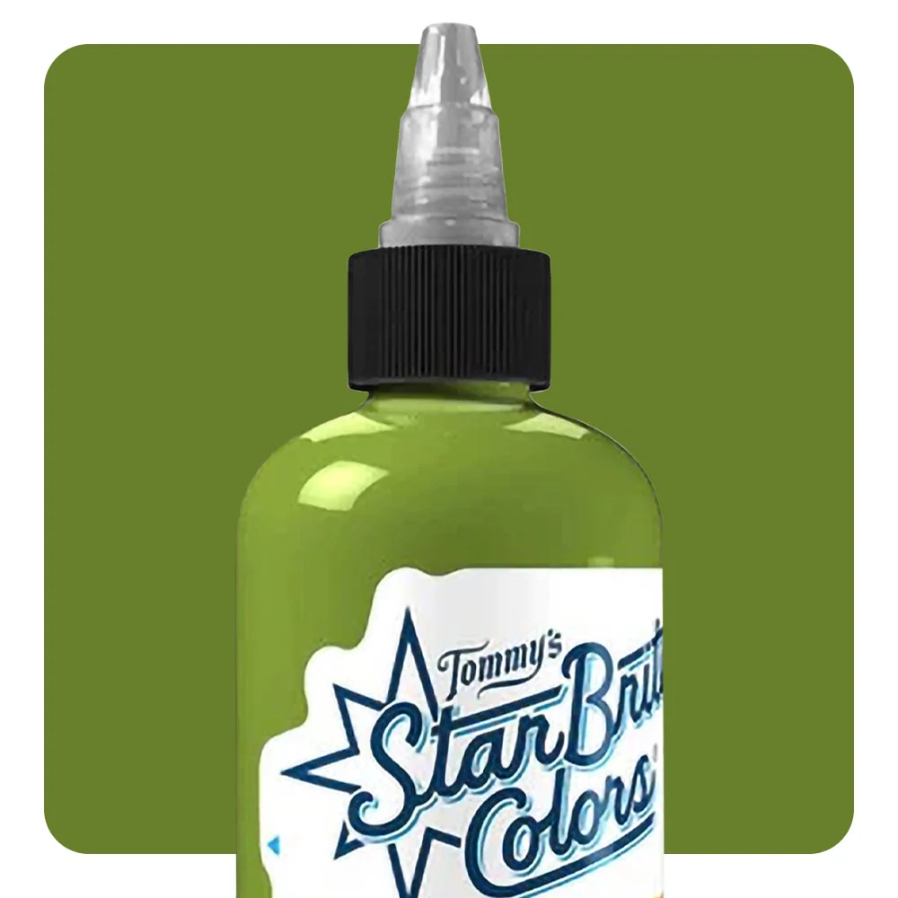 StarBrite Colors Tattoo Ink by Tommy’s Supplies – Camouflage Green – Pick Your Size