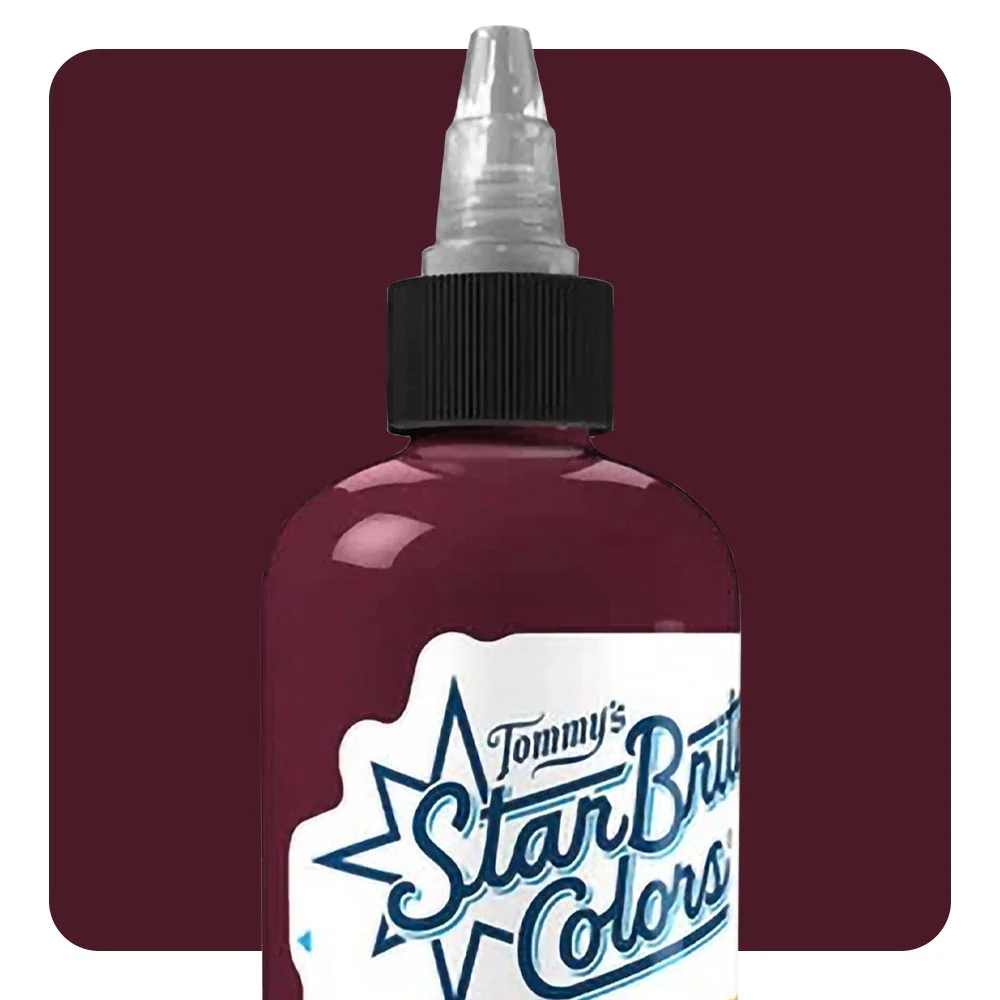 StarBrite Colors Tattoo Ink by Tommy’s Supplies – Deep Maroon – Pick Your Size