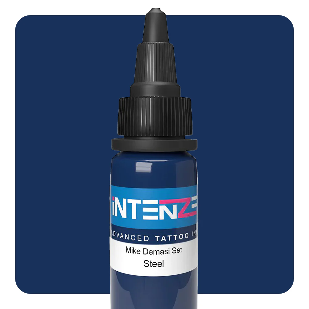 Steel — Mike Demasi Series — Intenze Tattoo Ink — 1oz Bottle