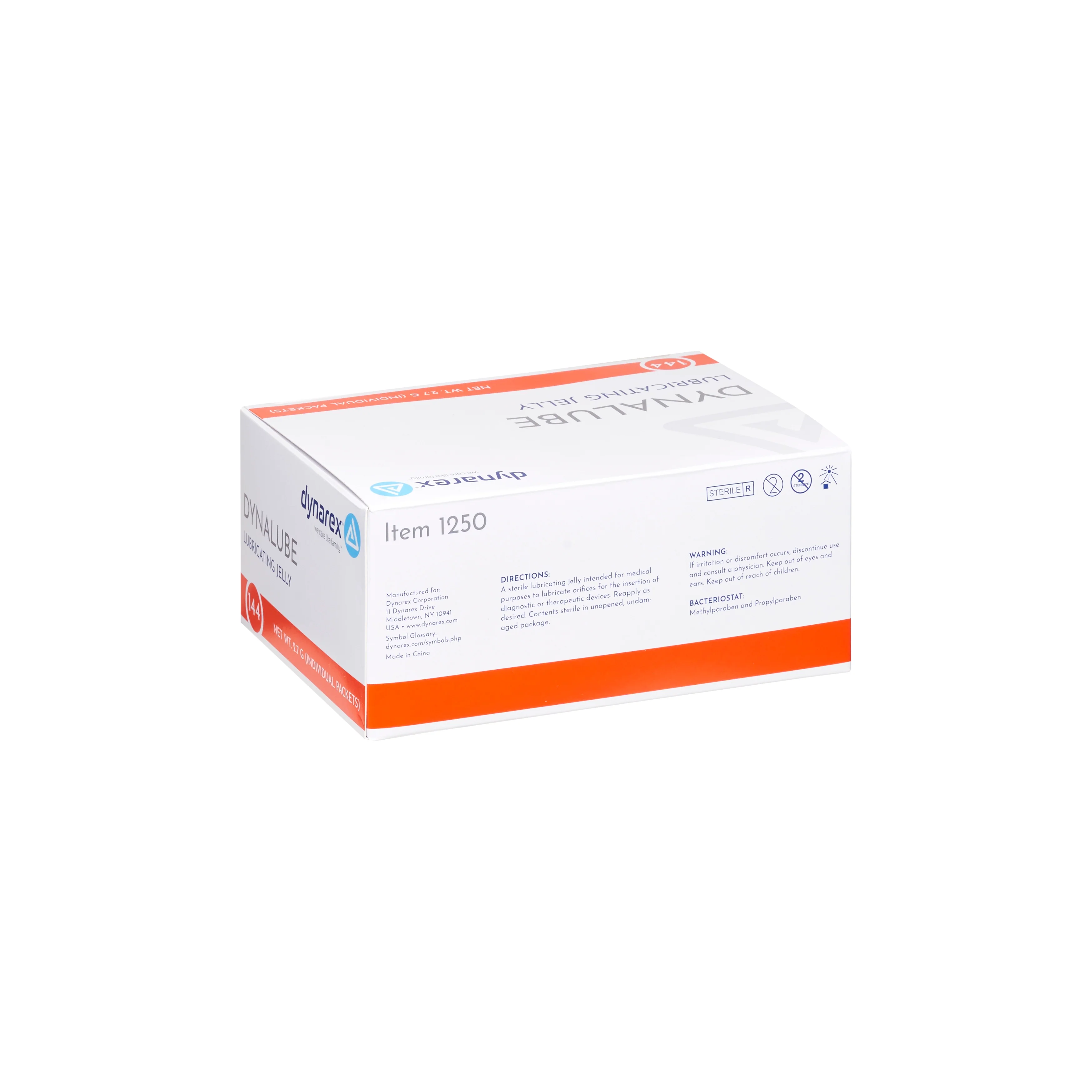 Sterile Lubricating Jelly 2.7g foil packets - Case of 144 foil packs - Image 4