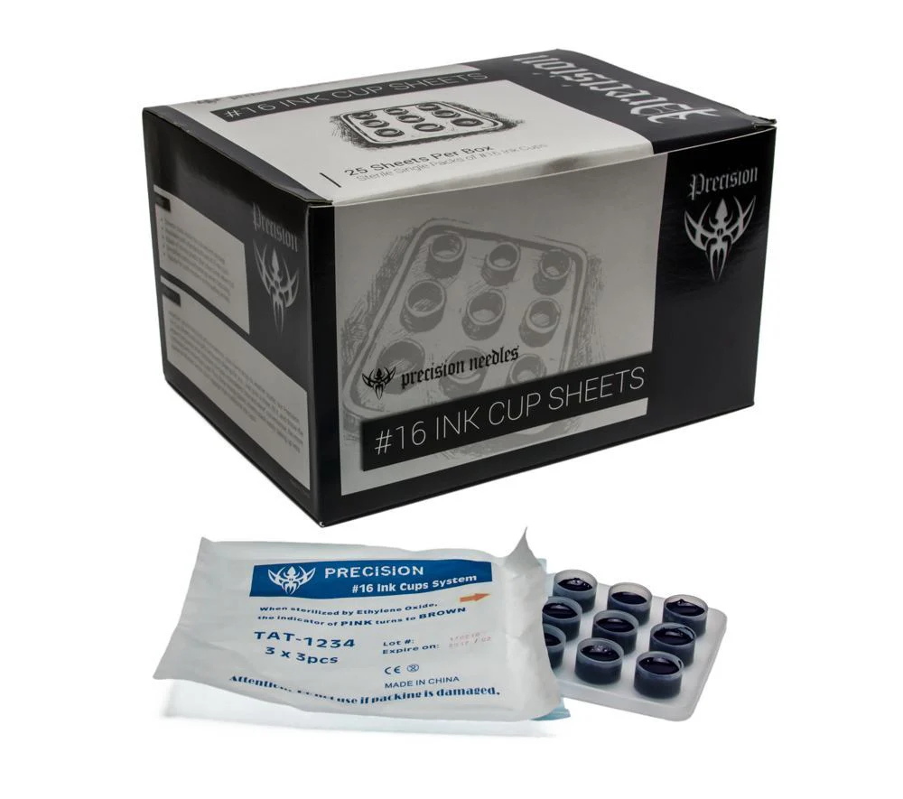 Sterile Single Pack of #16 Precision Ink Cups - 3 x 3 Sheet - Price Per Sheet - Image 3