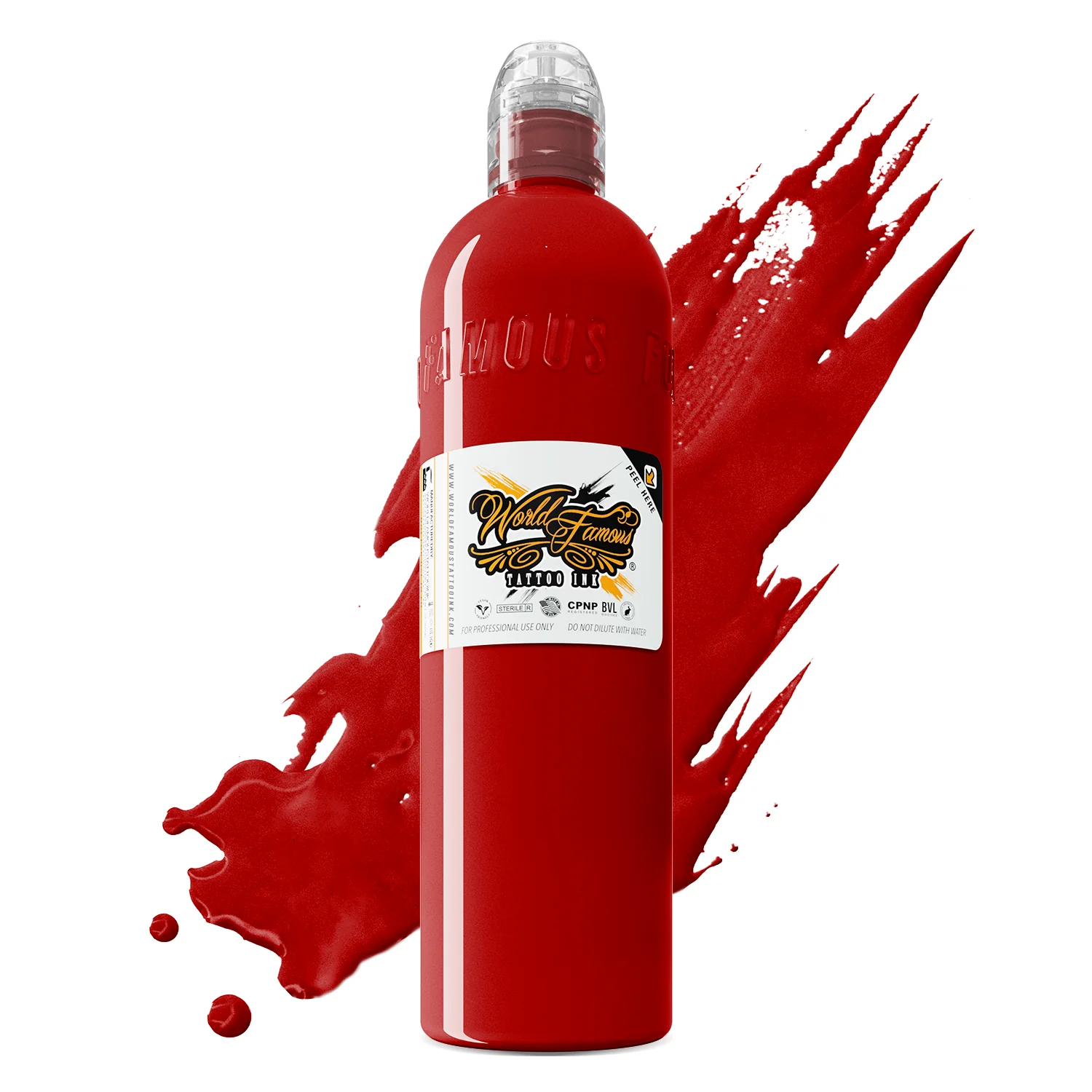 Straight Red — World Famous Tattoo Ink — Pick Size - Image 2