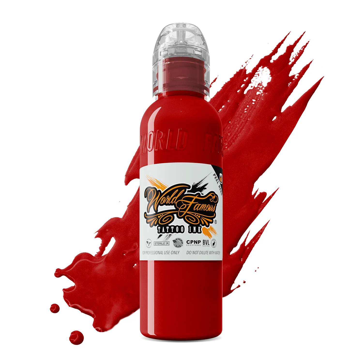 Straight Red — World Famous Tattoo Ink — Pick Size - Image 4