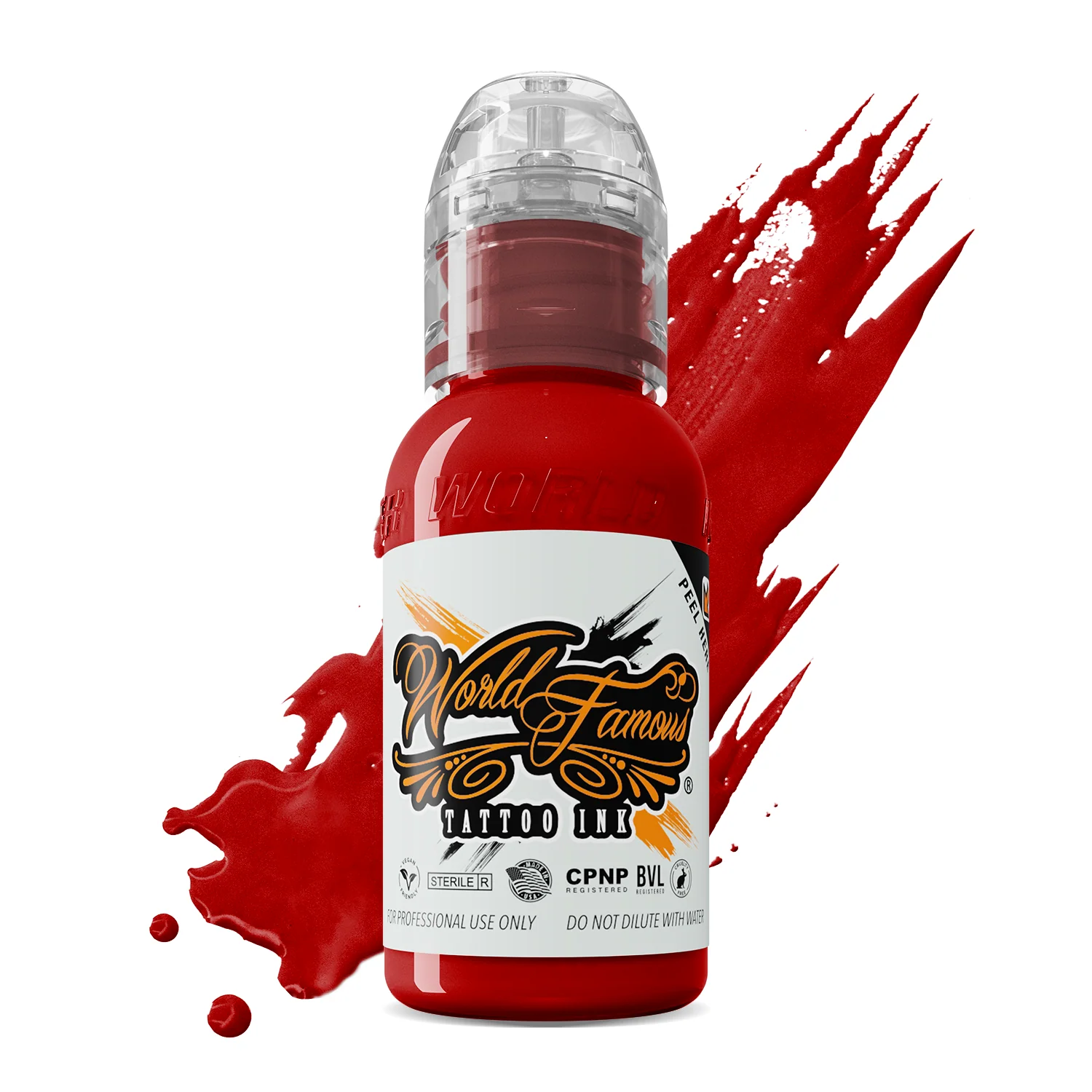 Straight Red — World Famous Tattoo Ink — Pick Size - Image 6