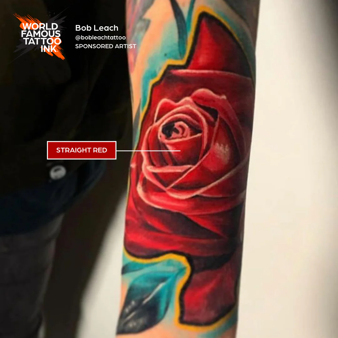 Straight Red — World Famous Tattoo Ink — Pick Size - Image 8