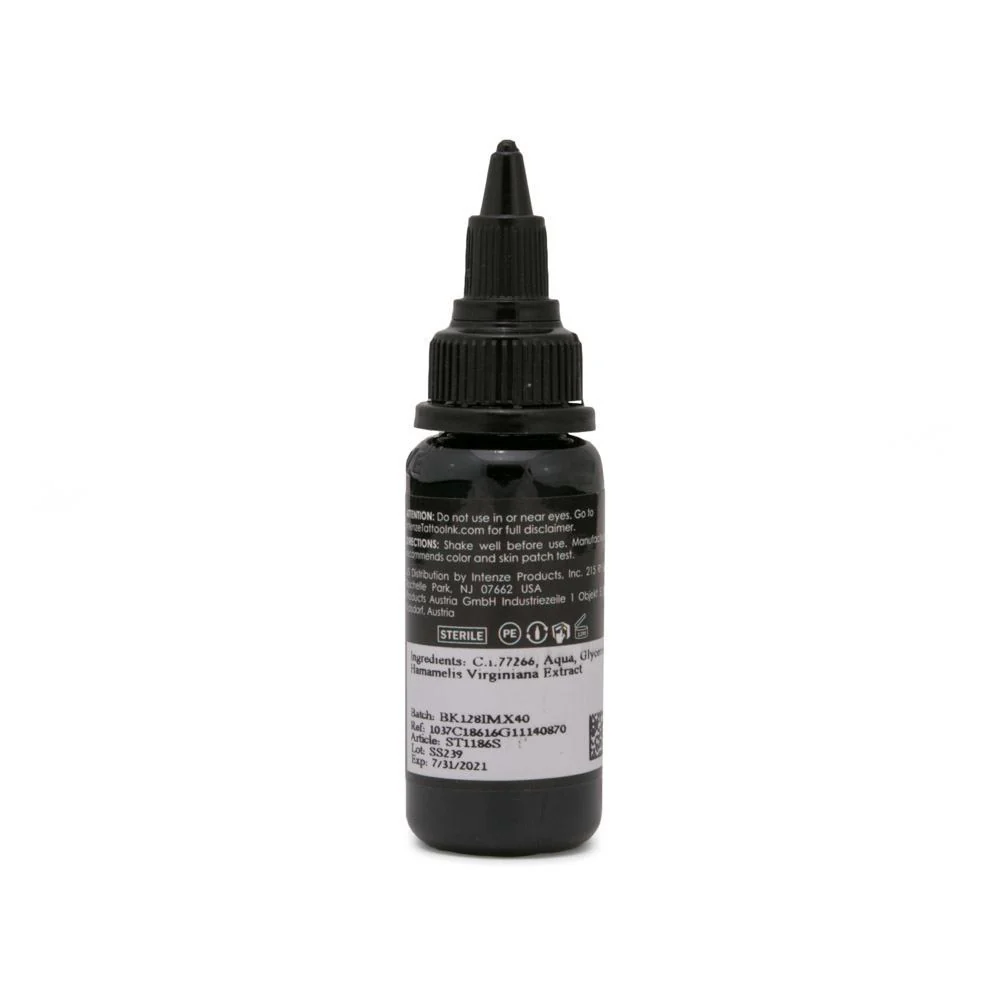 Suluape Black Samoan Tribal Tatau Ink — Intenze Tattoo Ink — 1oz Bottle - Image 2