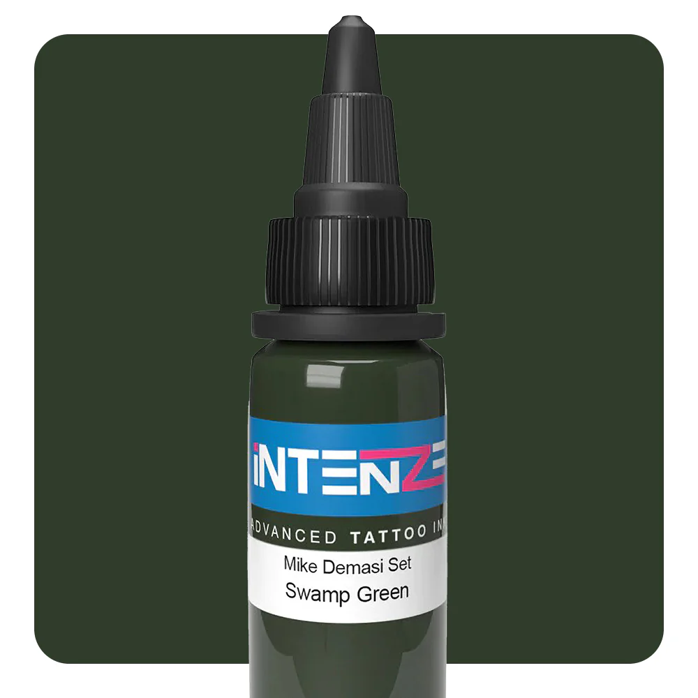 Swamp Green — Mike Demasi Series — Intenze Tattoo Ink — 1oz Bottle