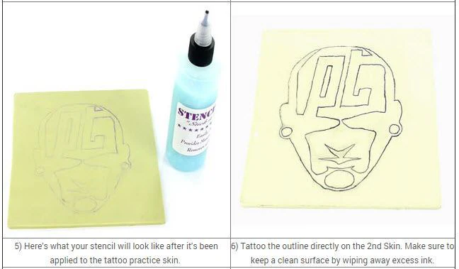Precision 2nd Skin Tattoo Practice Skin in 3 Sizes - Image 5