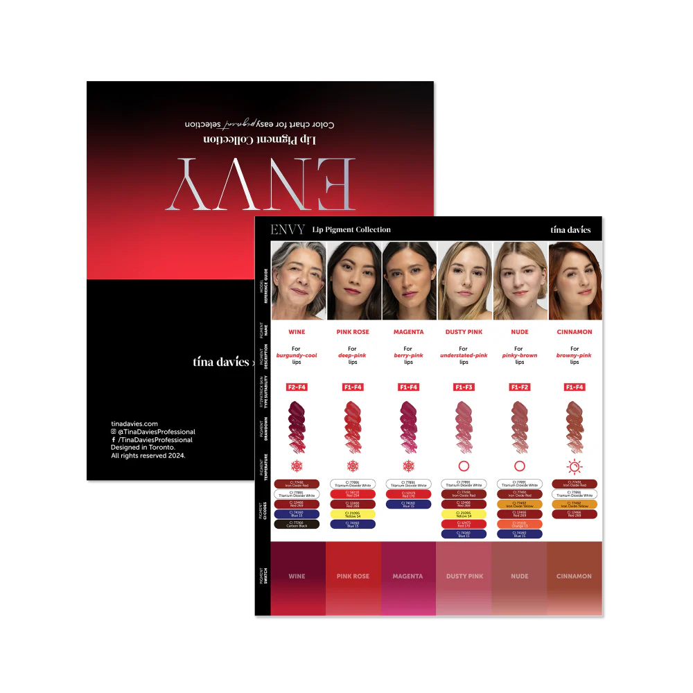 Tina Davies Envy Lip Pigment Collection — 1/2oz - Image 2