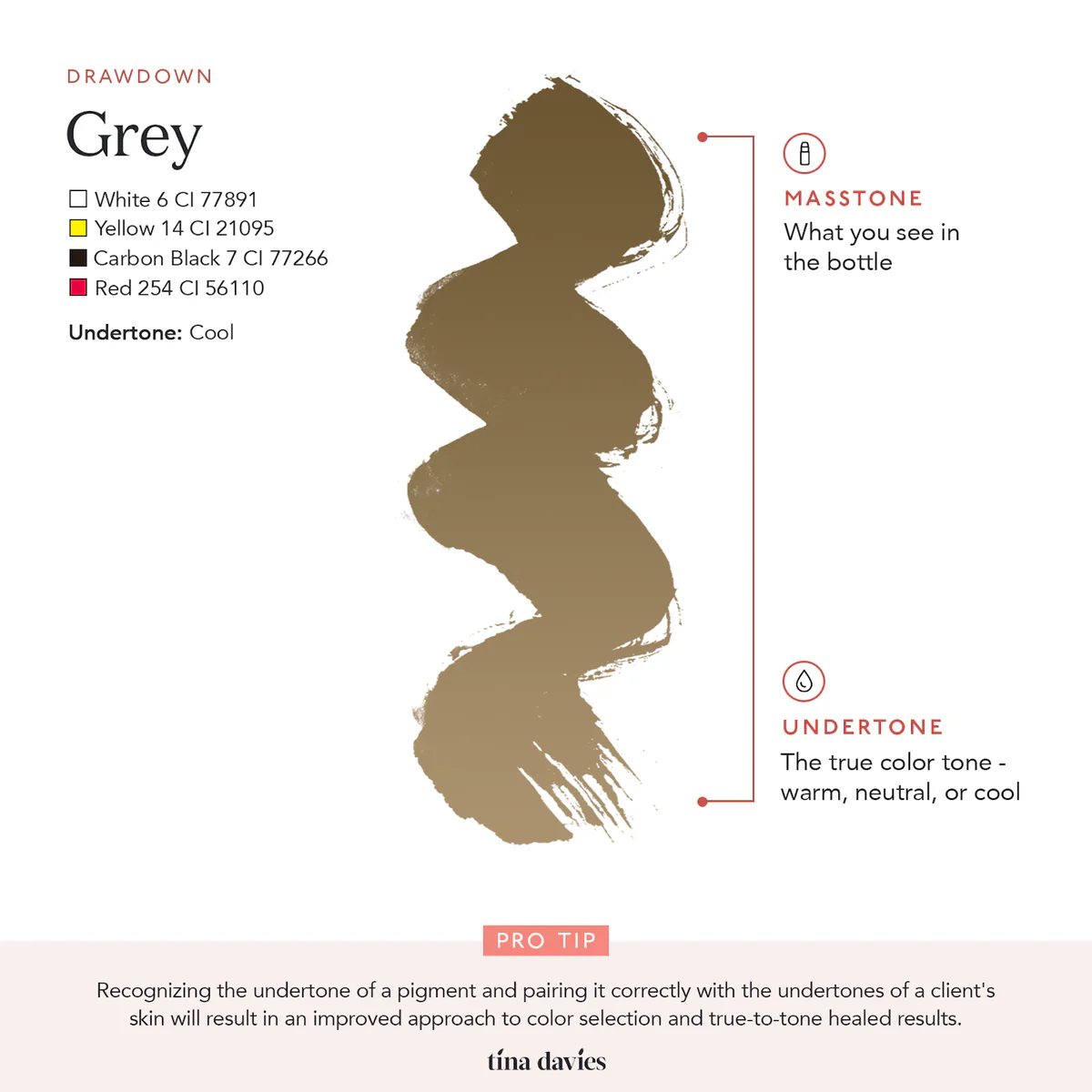 TINA DAVIES EYEBROW COLOR - GREY - Image 2