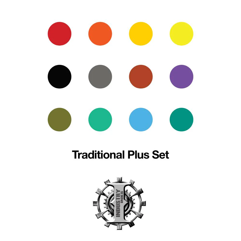 Traditional Plus Color Set — Industry Inks — Pick Size - Image 2