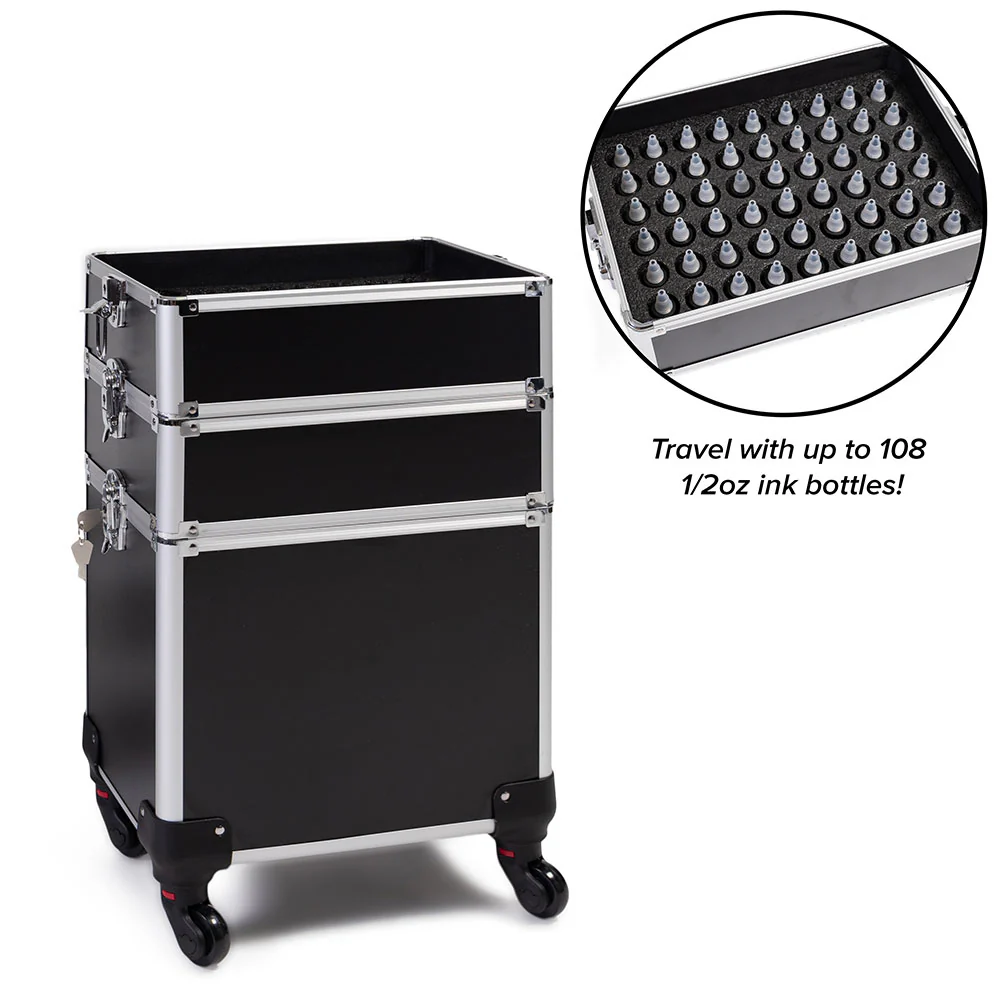 Travel Trolley Case for Cosmetic, Tattoo, and Piercing Artists - Image 4