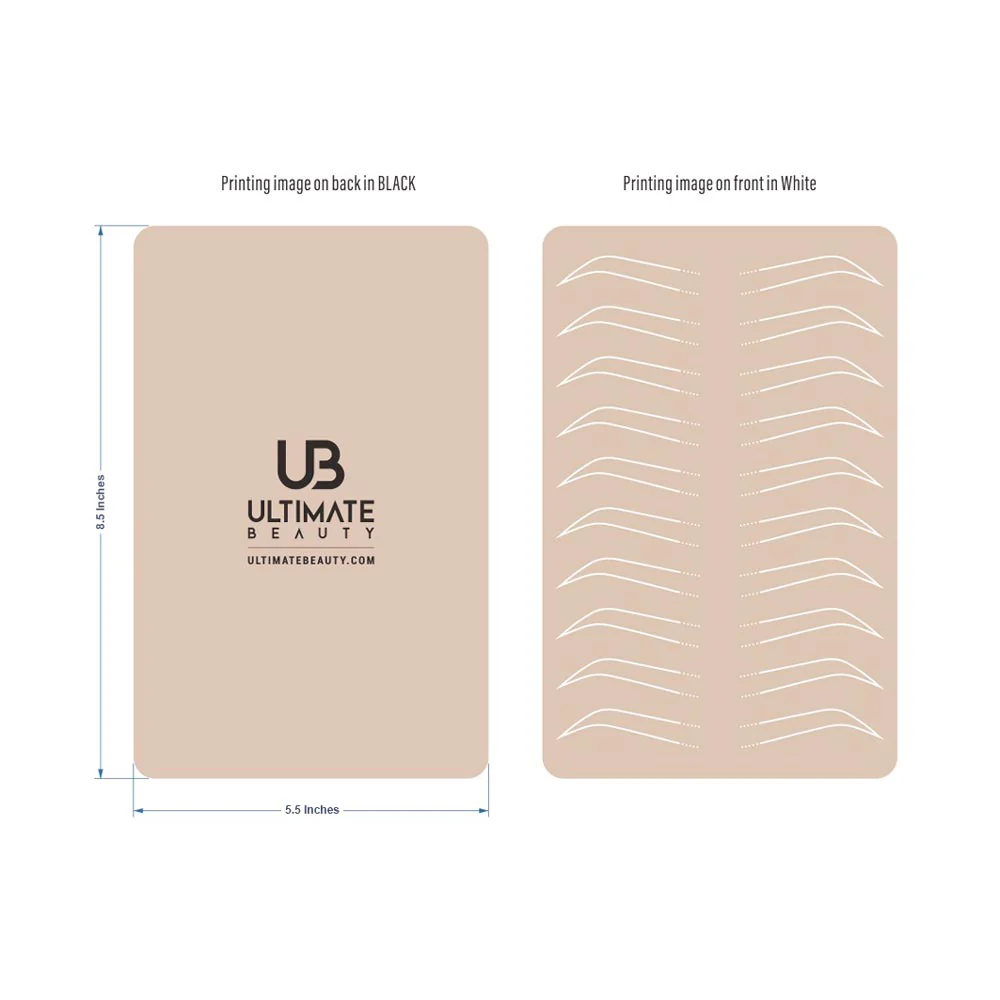 Ultimate Beauty Ombre Powder Brows Practice Skin - Image 2