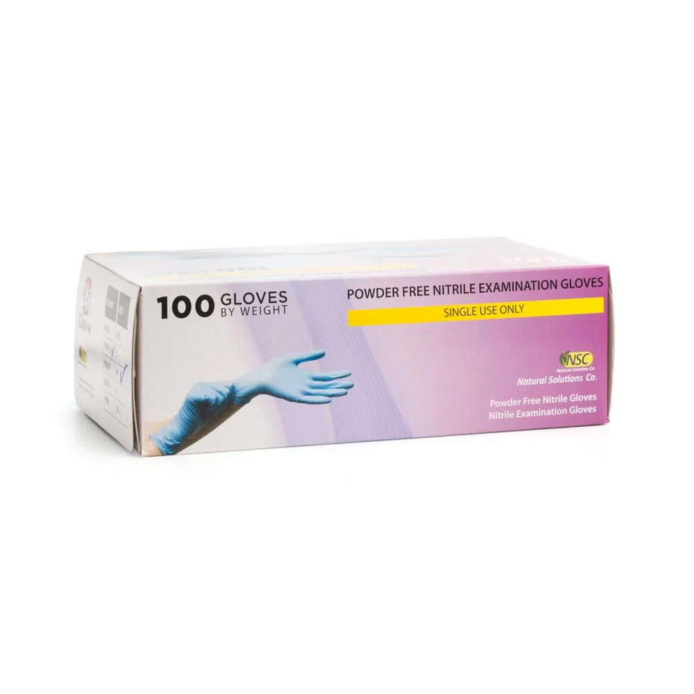 UR Nitrile Exam Gloves - Blue - Image 2