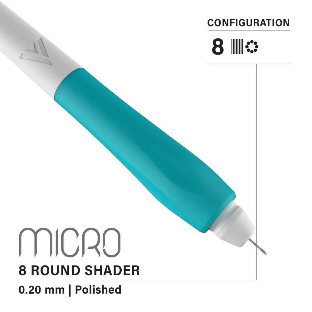 Vertix Micro Microblade - Round Shader Blade - Pack of 10 Microblades - Image 3