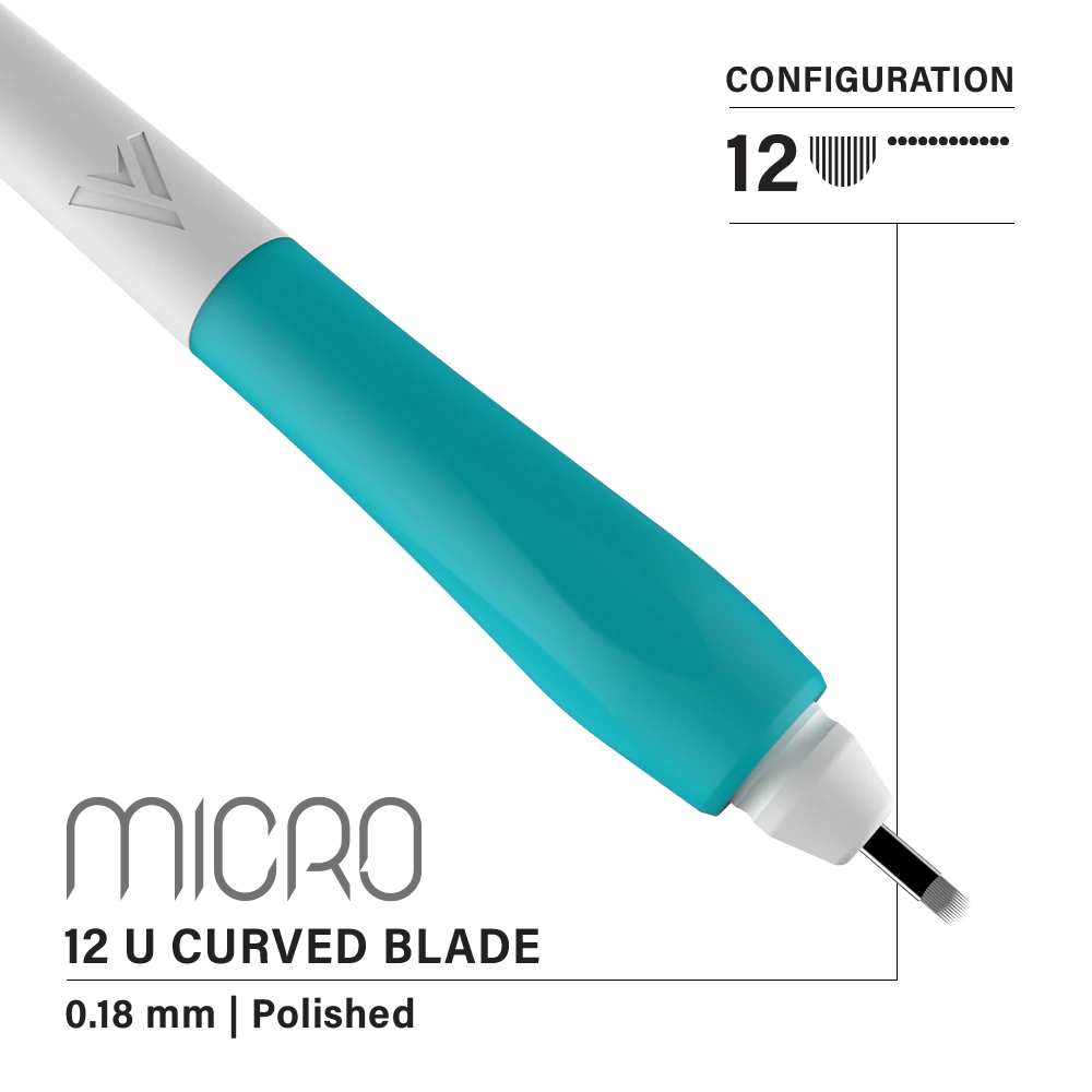 Vertix Micro Microblade - U Curved Blade - Pack of 10 Microblades - Image 4