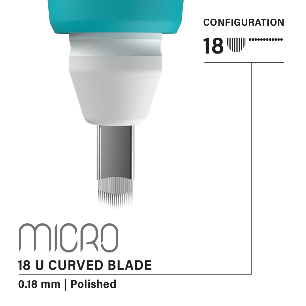 Vertix Micro Microblade - U Curved Blade - Pack of 10 Microblades - Image 5