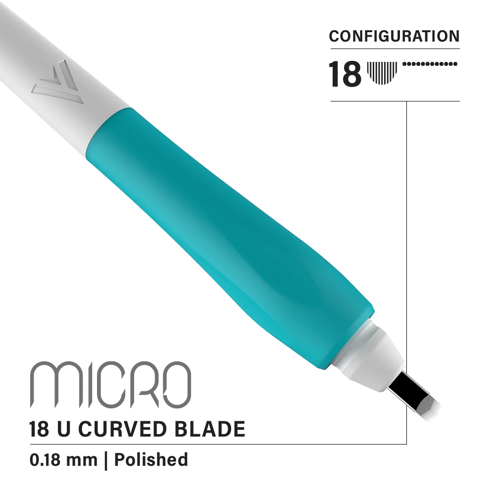 Vertix Micro Microblade - U Curved Blade - Pack of 10 Microblades - Image 7