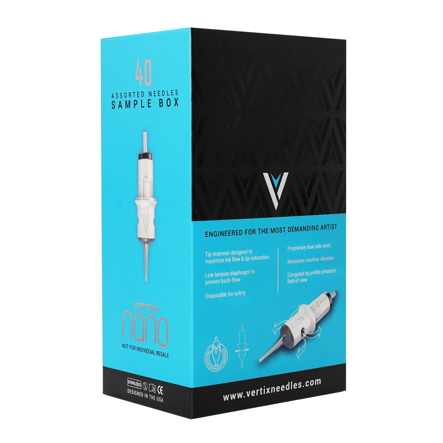 Vertix Nano Membrane Cartridge Needles — Sample Pack of 40 - Image 3