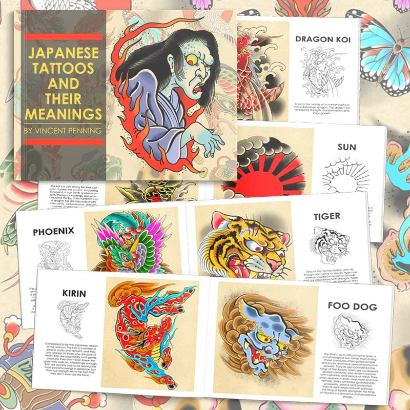 Vincent Penning Japanese Tattoos and Their Meanings — Softcover Book - Image 2