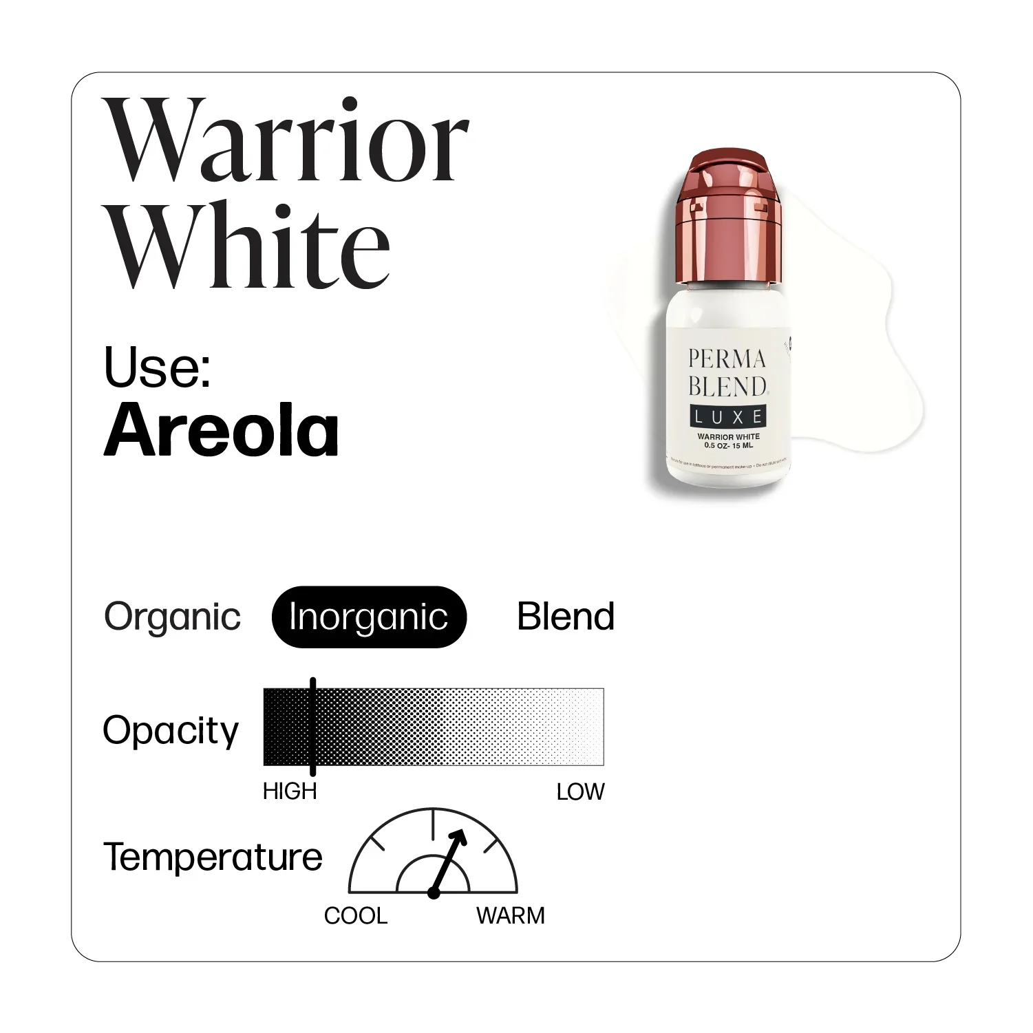 Warrior White — Luxe Vicky Martin — 1/2oz Bottle - Image 3