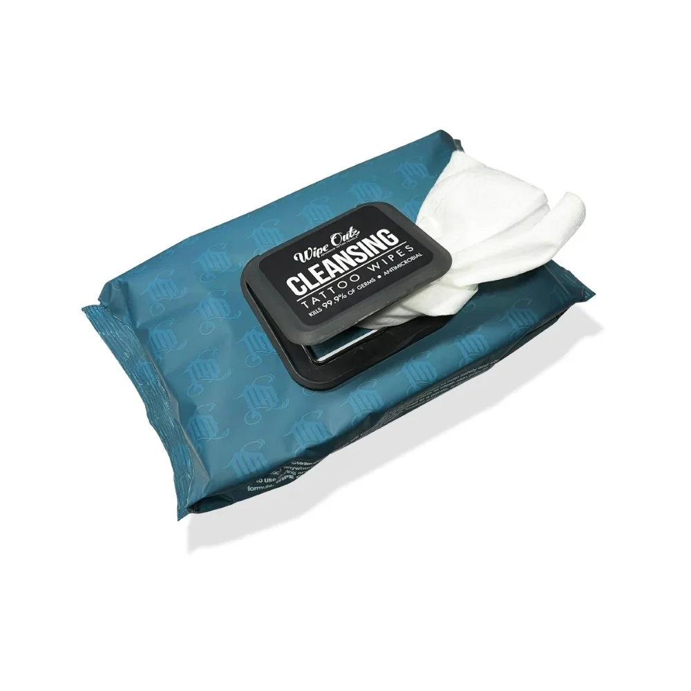 Wipe Outz Cleansing Tattoo Wipes — Pack of 40 - Image 2