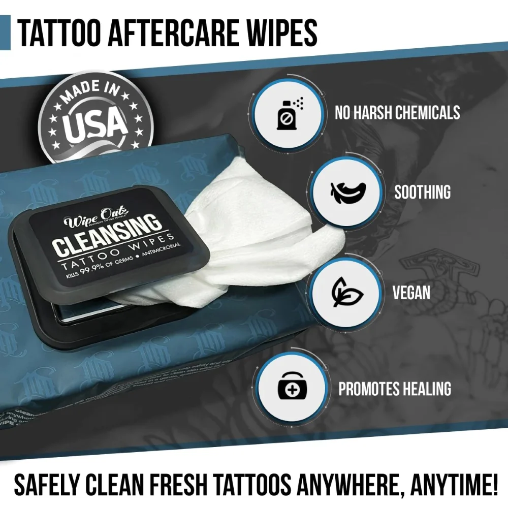 Wipe Outz Cleansing Tattoo Wipes — Pack of 40 - Image 5