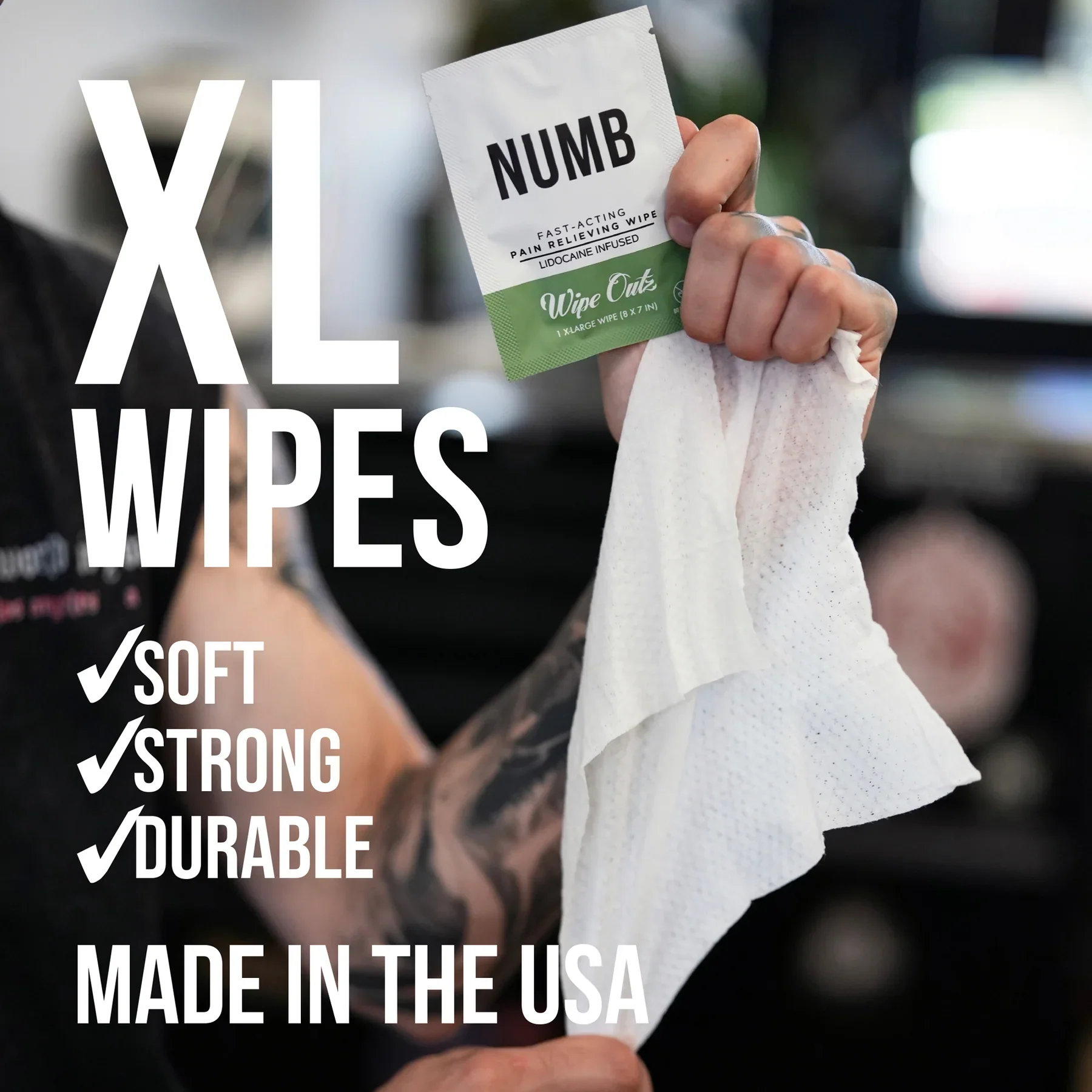 Wipe Outz™ Numbing Tattoo Wipes — Lidocaine Infused - Image 4
