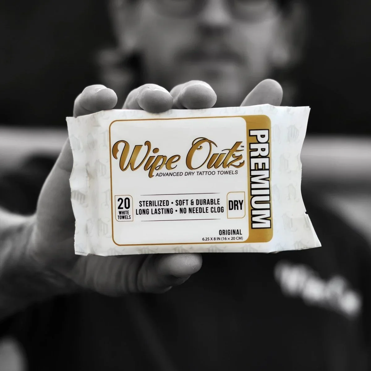 Wipe Outz Premium Dry White Tattoo Towels - Image 4