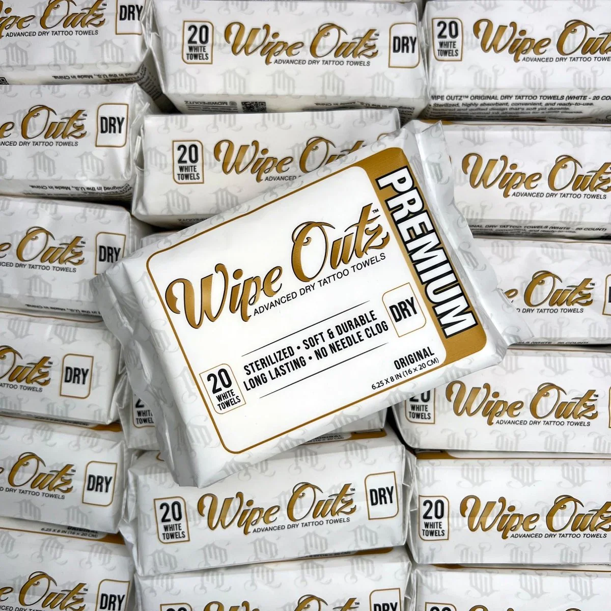Wipe Outz Premium Dry White Tattoo Towels - Image 7