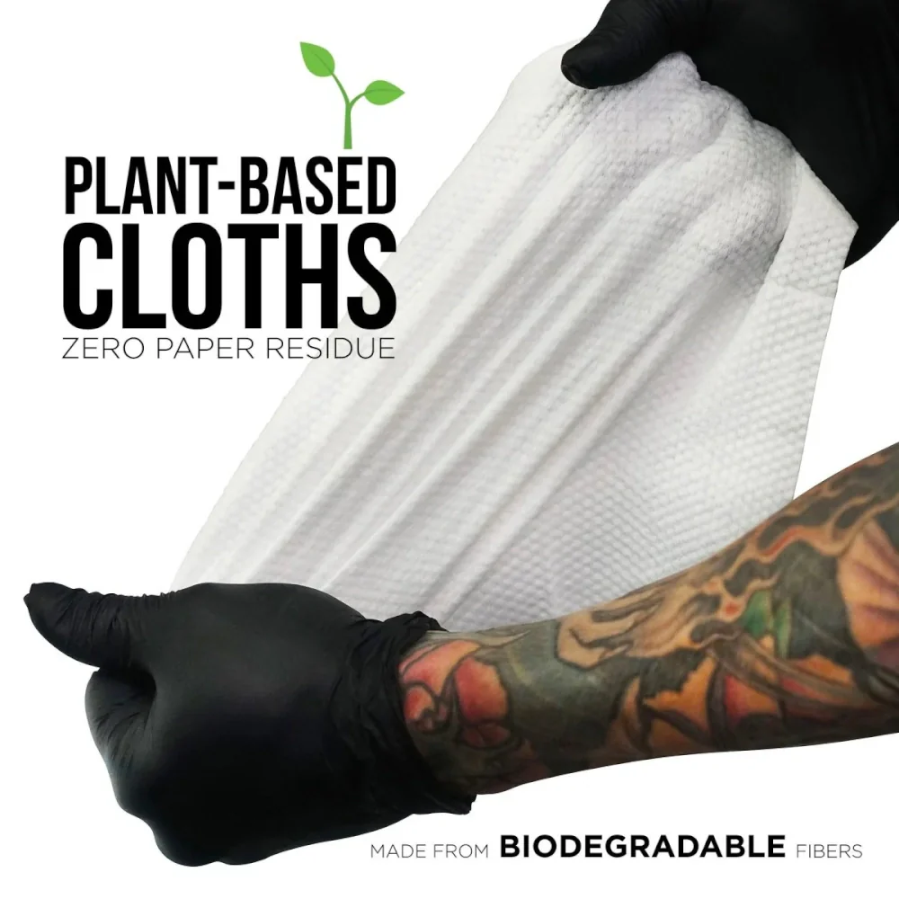 Wipe Outz Premium XL Dry White Tattoo Towels - Image 2