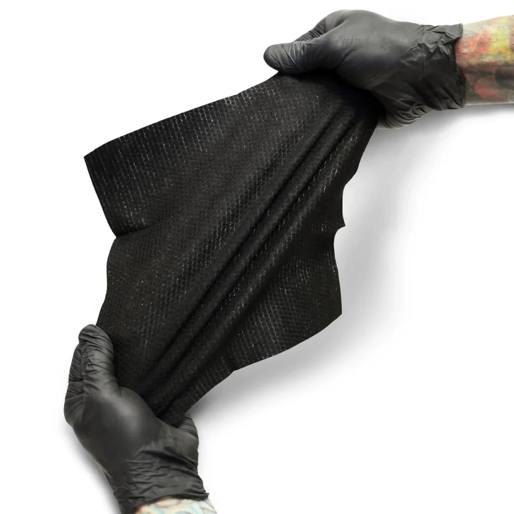 Wipe Outz XL Dry Black Tattoo Towels - Image 2