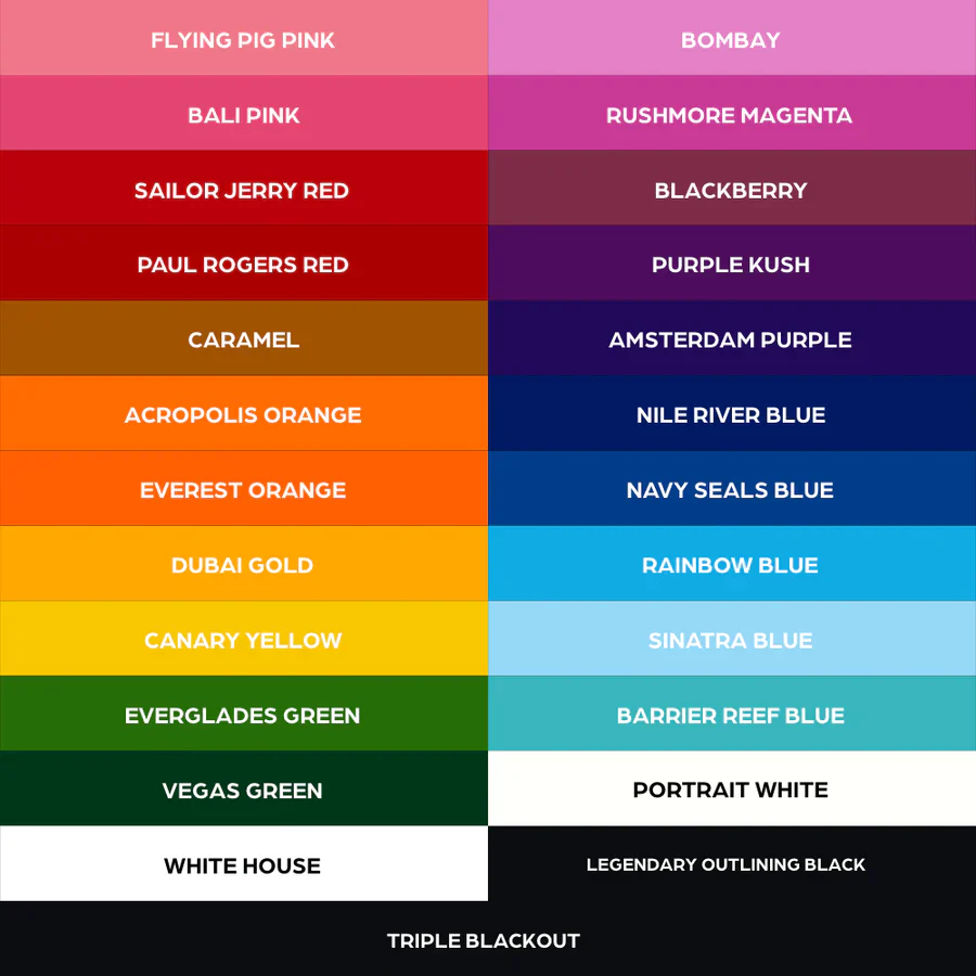 World Famous 25 color bottle set — 1oz - Image 3