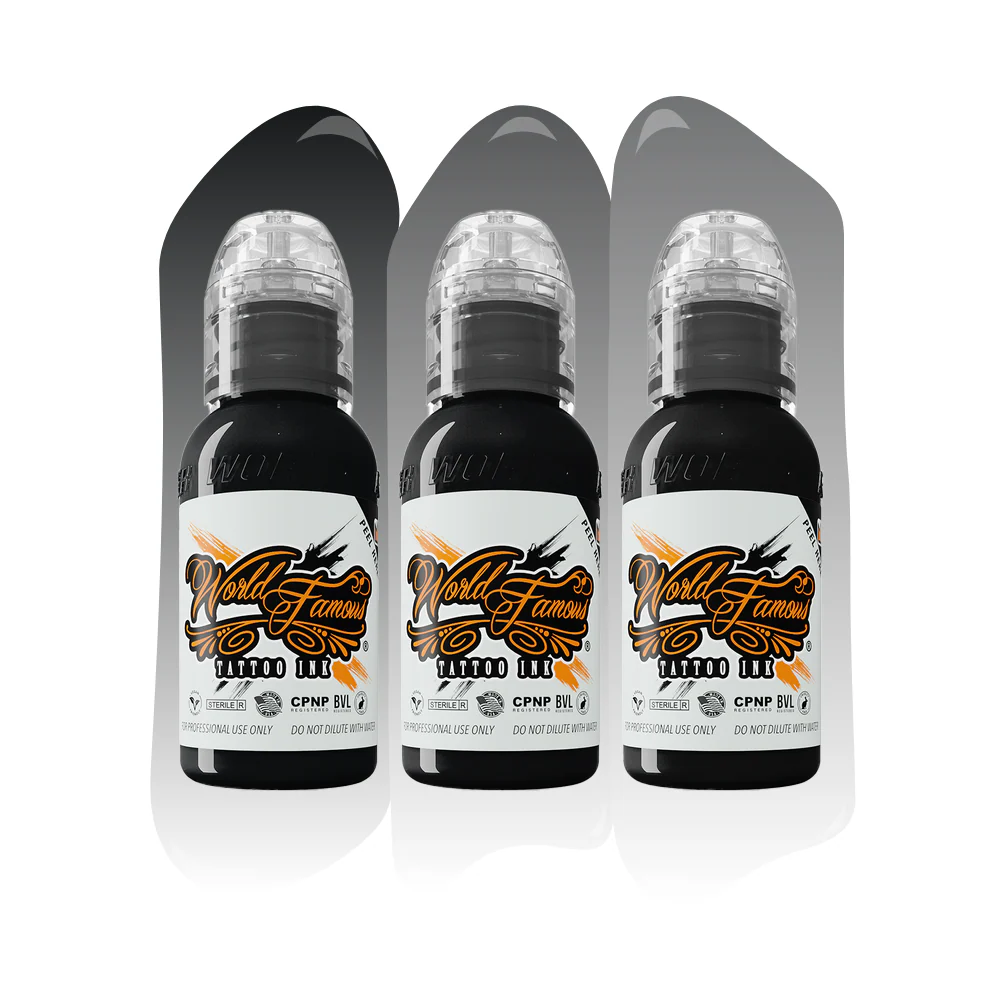 World Famous 3 Bottle Grey Wash Set