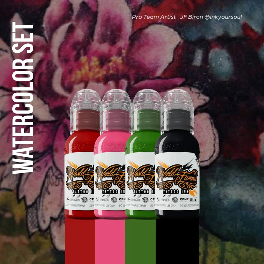 World Famous Watercolor Mini Set — 4 1oz Bottles - Image 2