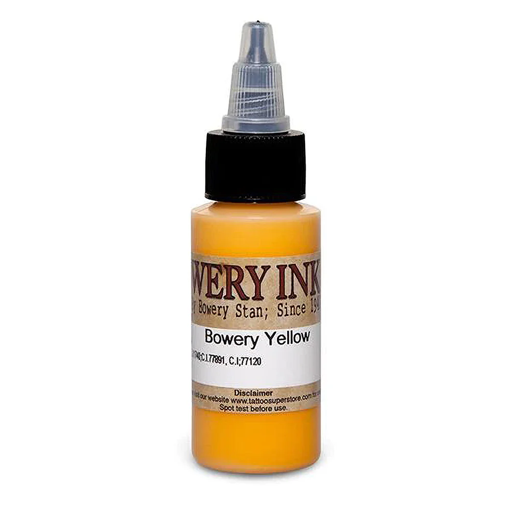 Yellow — Bowery Artist Series — Intenze Tattoo Ink — 1oz Bottle - Image 2