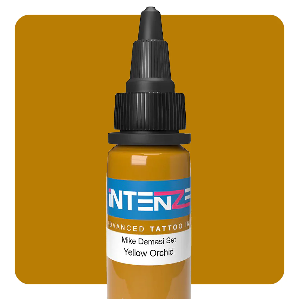 Yellow Orchid — Mike Demasi Series — Intenze Tattoo Ink — 1oz Bottle