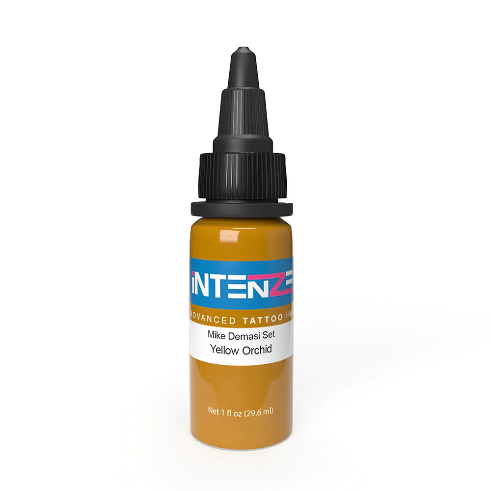 Yellow Orchid — Mike Demasi Series — Intenze Tattoo Ink — 1oz Bottle - Image 2