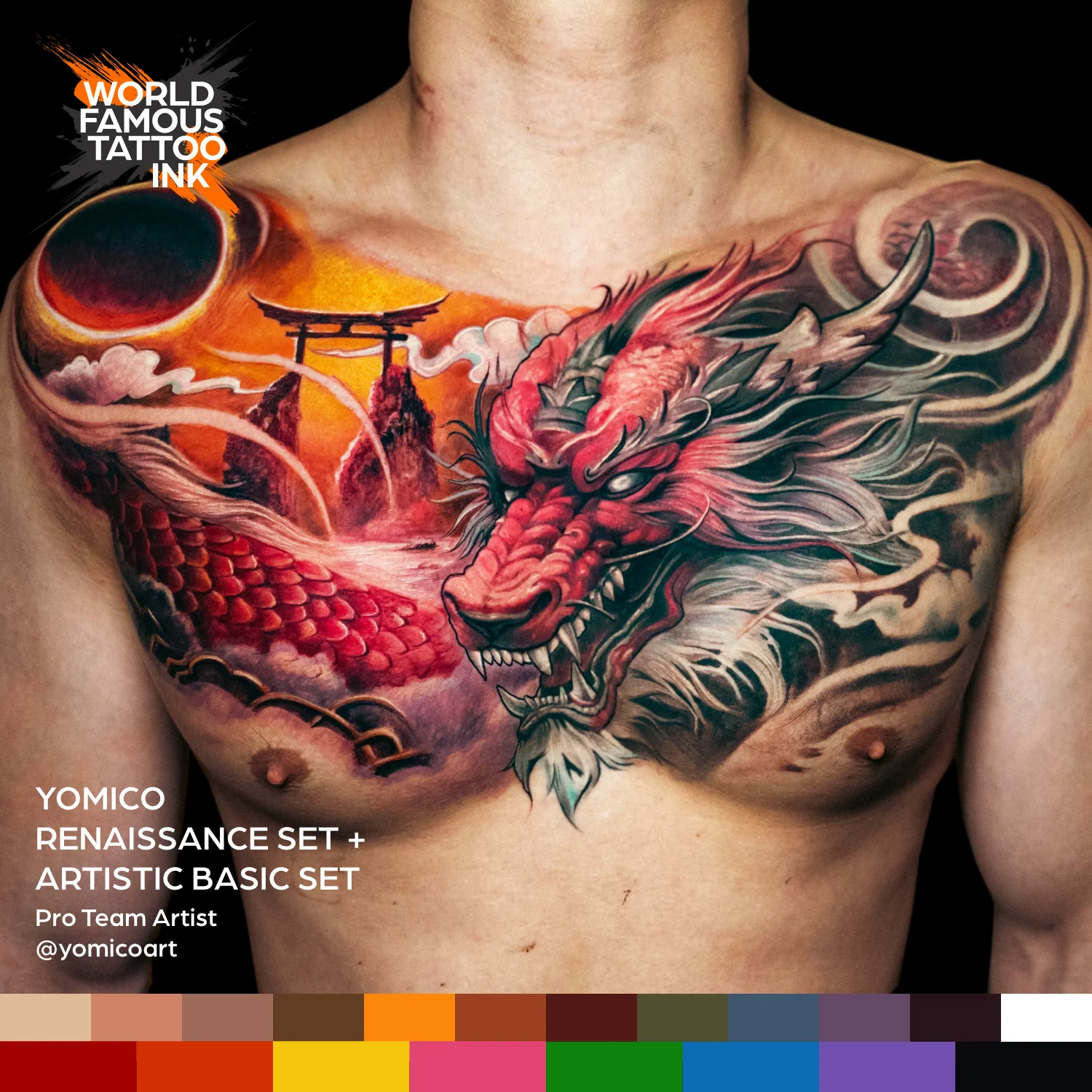 Yomico Moreno Renaissance Set — World Famous Tattoo Ink — 1oz - Image 6