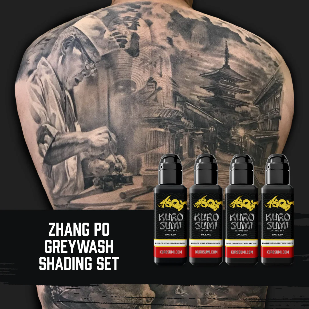 Zhang Po Greywash Shading Set - 4 Bottles - Image 14